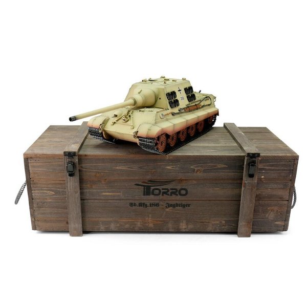 Torro 1/16 RC Jagdtiger sand BB  Wüstentarn
