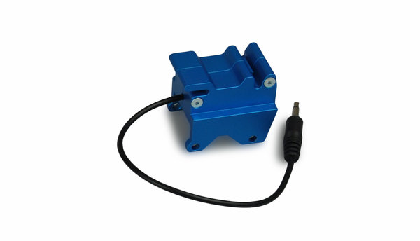 Elektronisches Schnellwechselsystem für Bagger 1:14 CNC Aluminium, blau